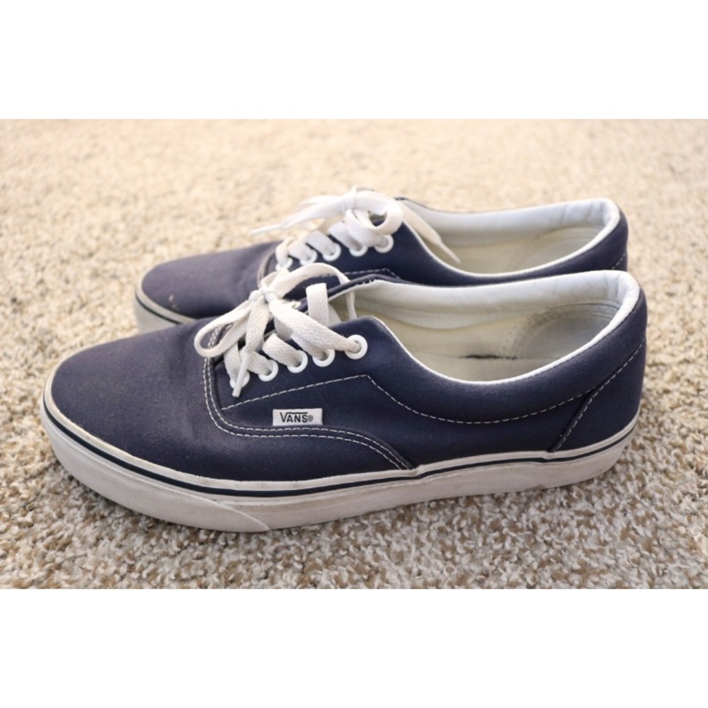 Navy Blue Vans(US M 9.5, US W 11)